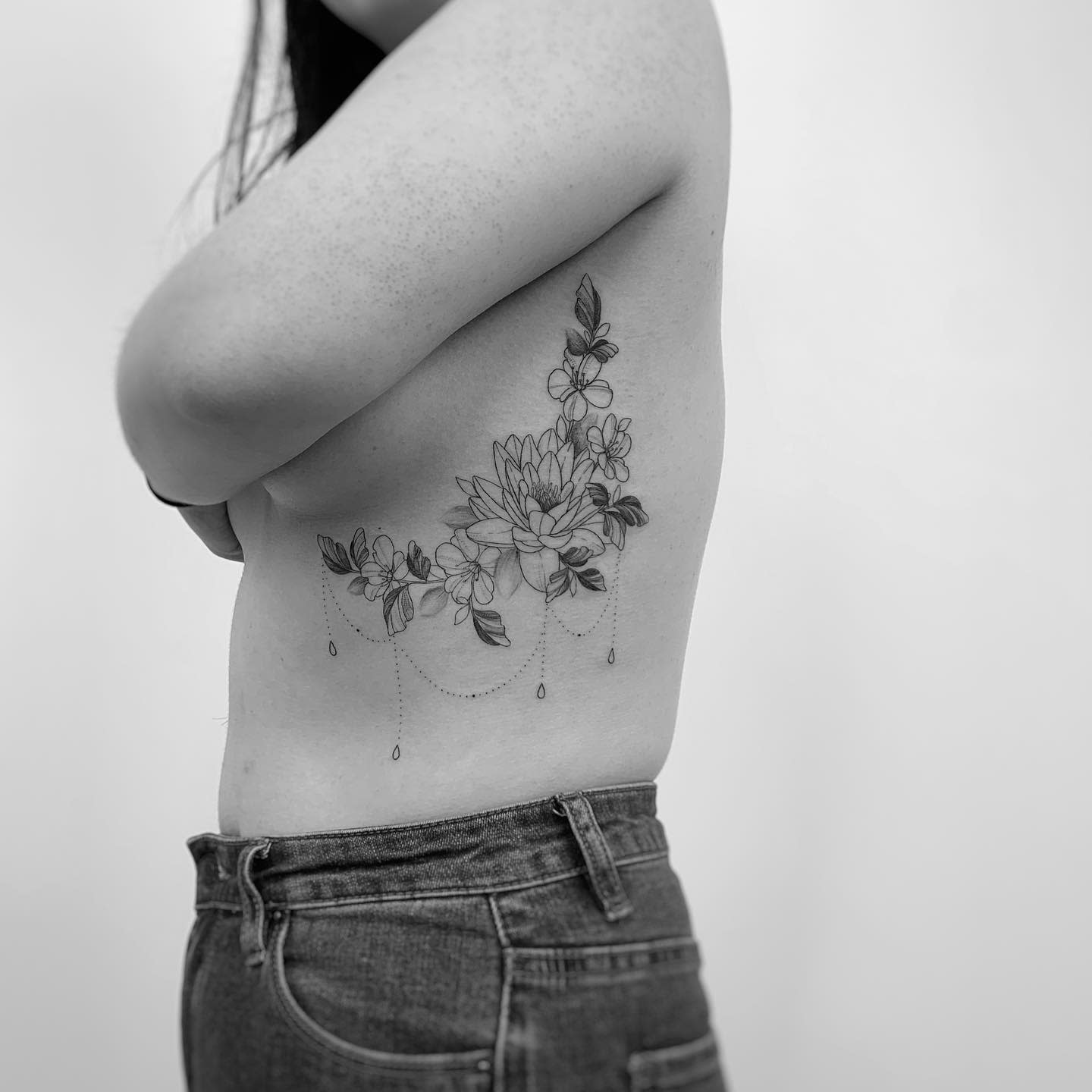 Water Lily Mandala Tattoo -brittany_tattoos