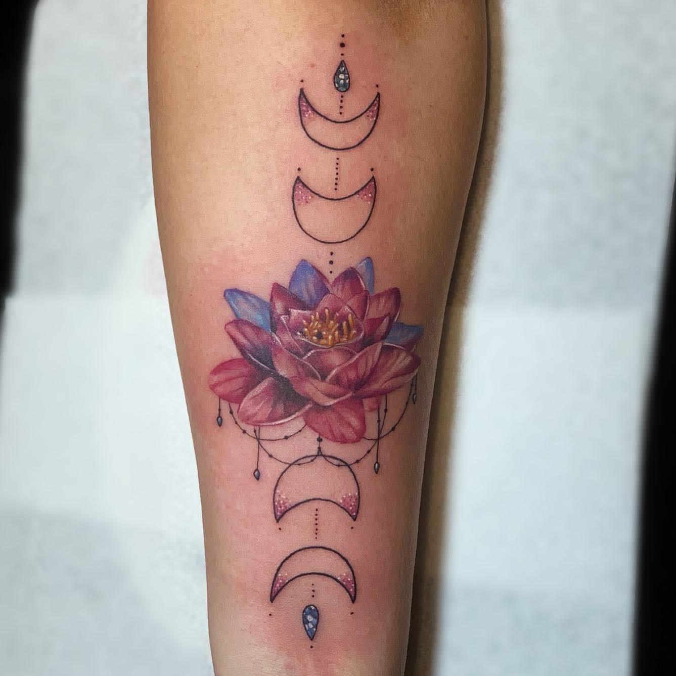 Water Lily Mandala Tattoo -lindsey_m_thomas