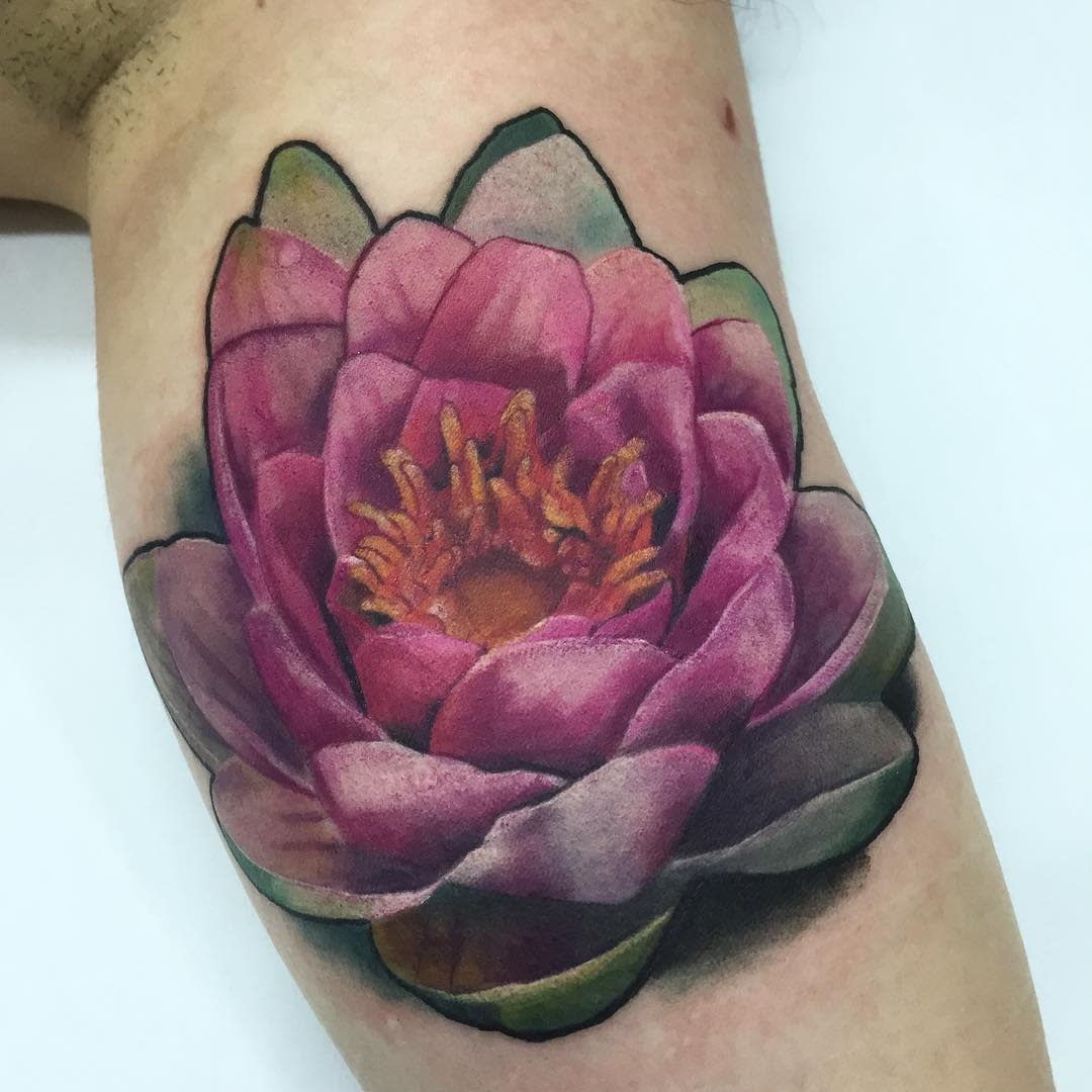 The Top 35 Water Lily Tattoo Ideas 22 Inspiration Guide