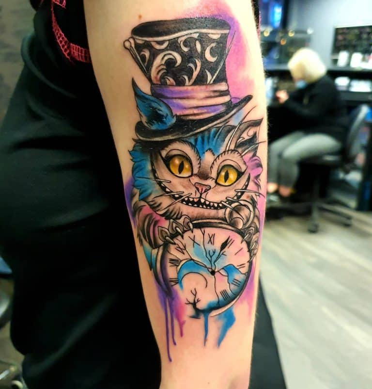 71 Cool Cheshire Cat Tattoo Ideas [2024 Inspiration Guide]