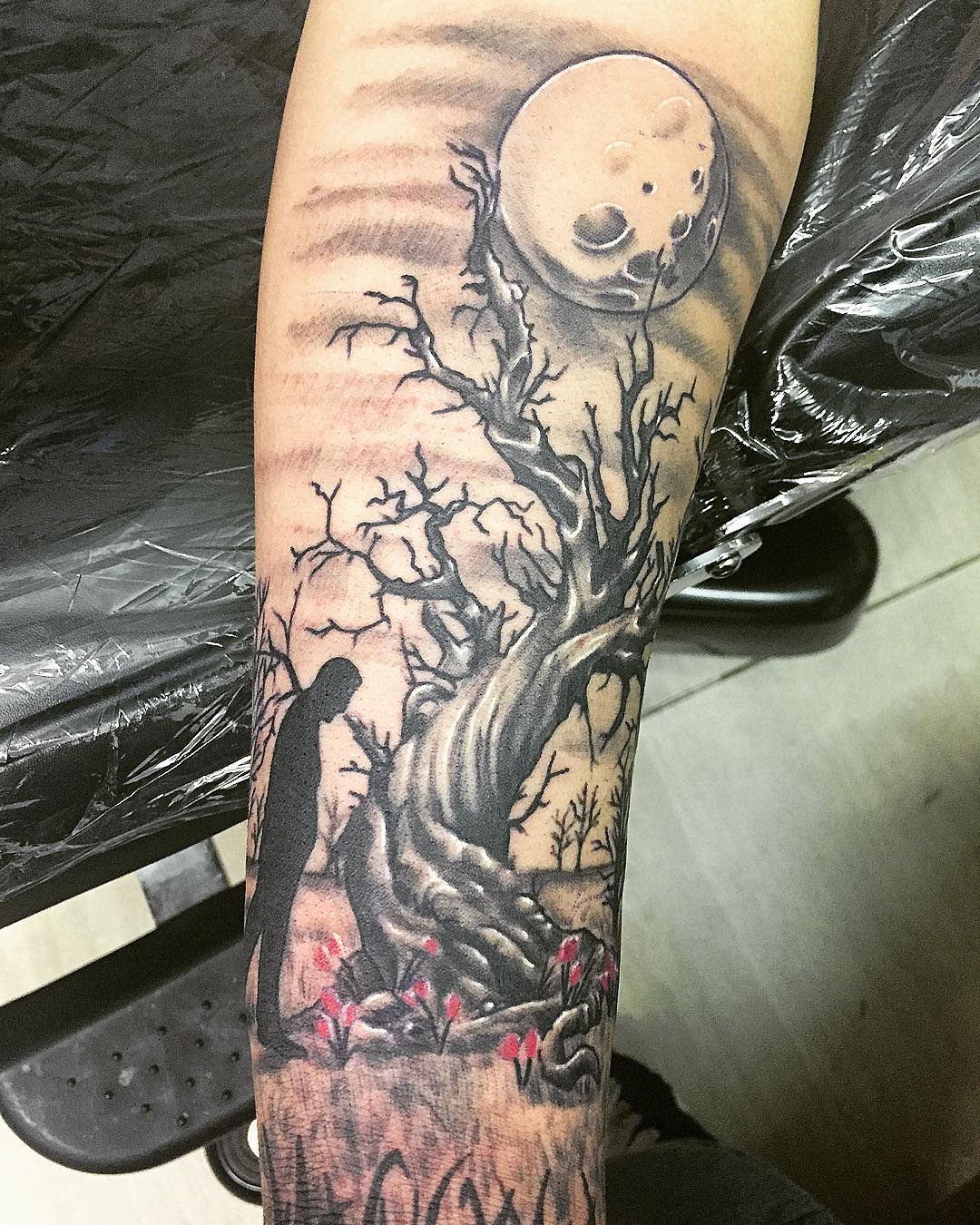 Dead Weeping Willow Tattoo -dinski_tatts
