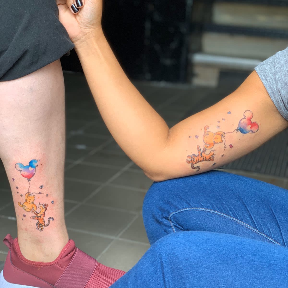 Winnie the pooh tattoo idea | TattoosAI