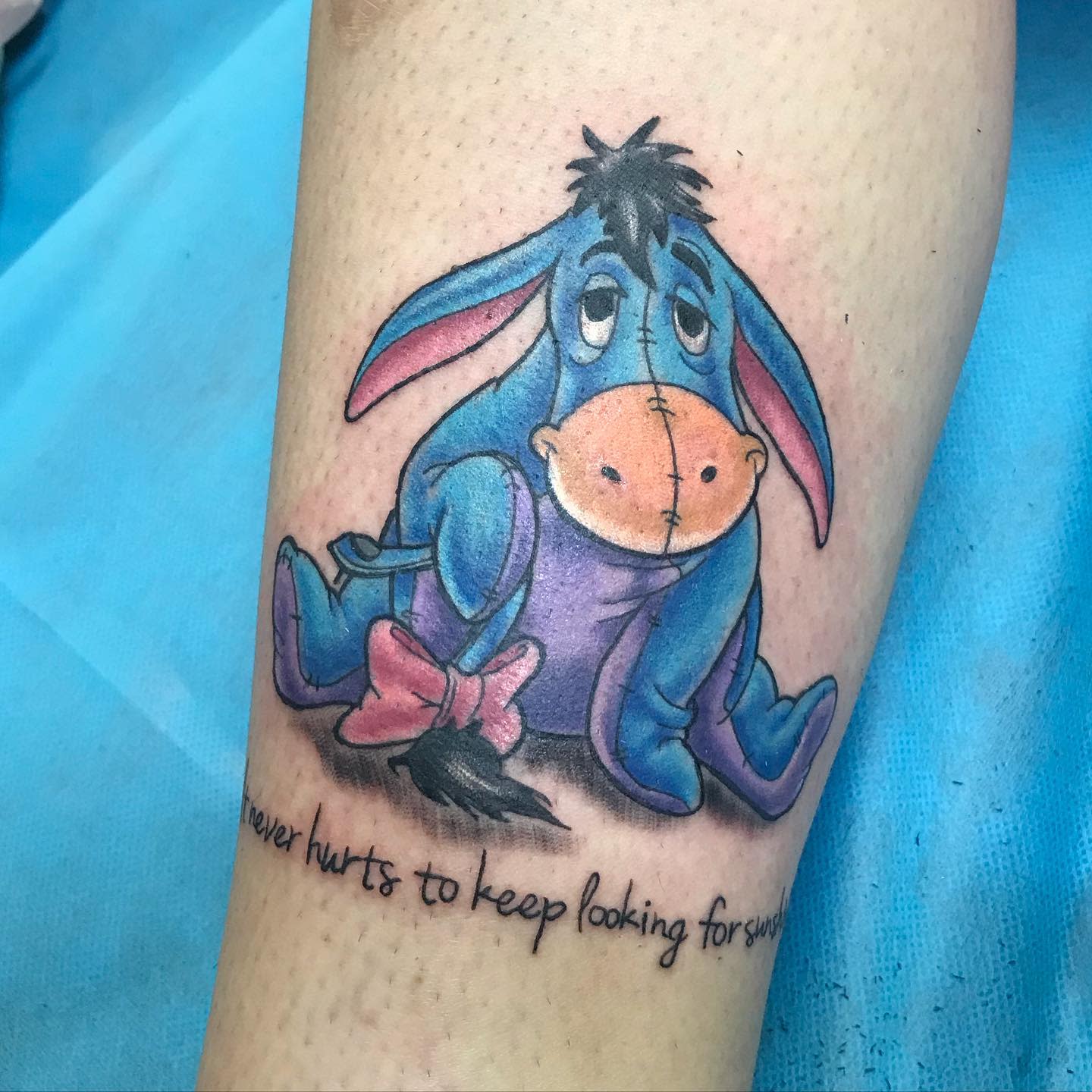 Weeds are flowers too once you get to know them Eeyore tattoo check  Eeyore  tattoo Eyore tattoo Disney tattoos