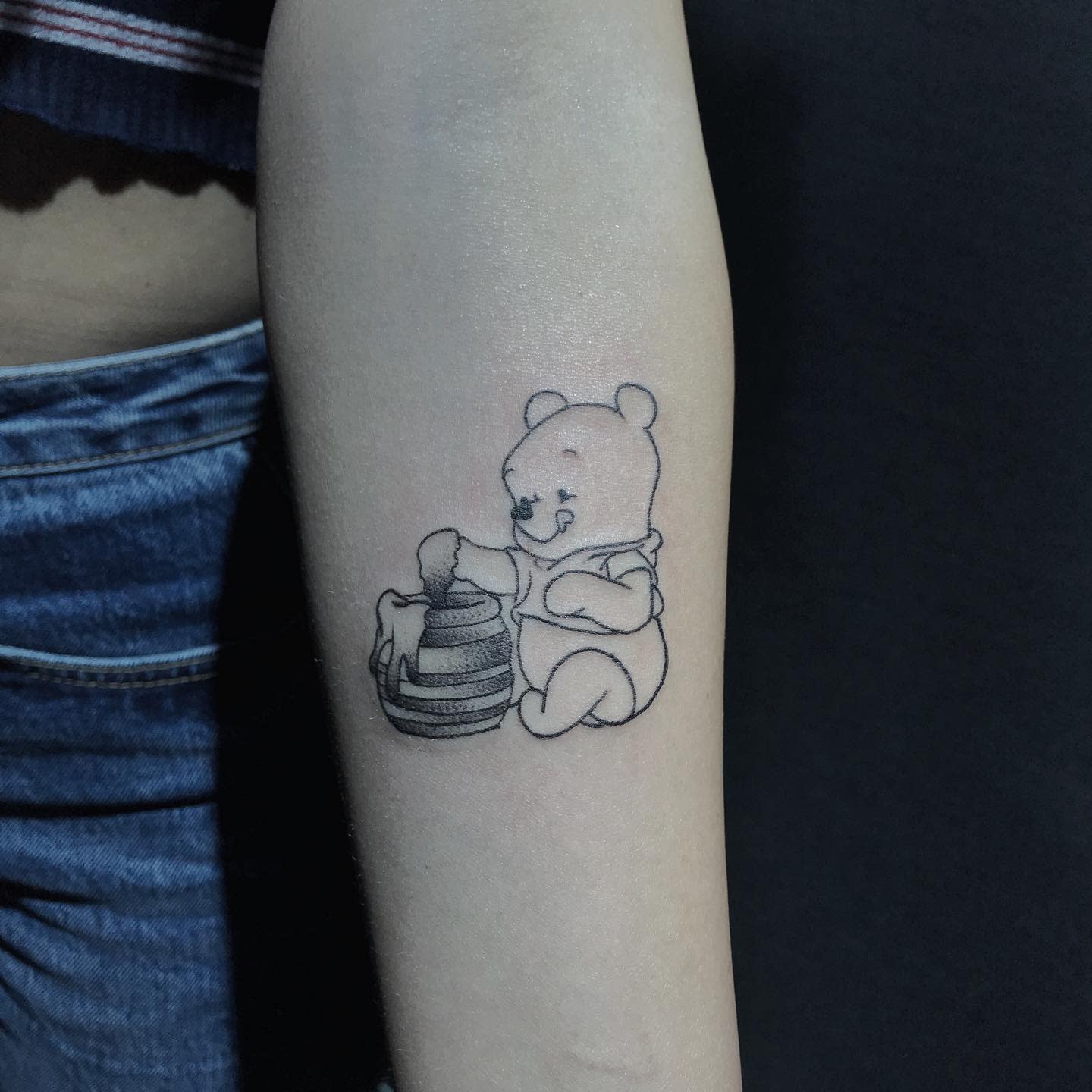 Tatuaje Miel Winnie the Pooh -mehmetaliyagmurr