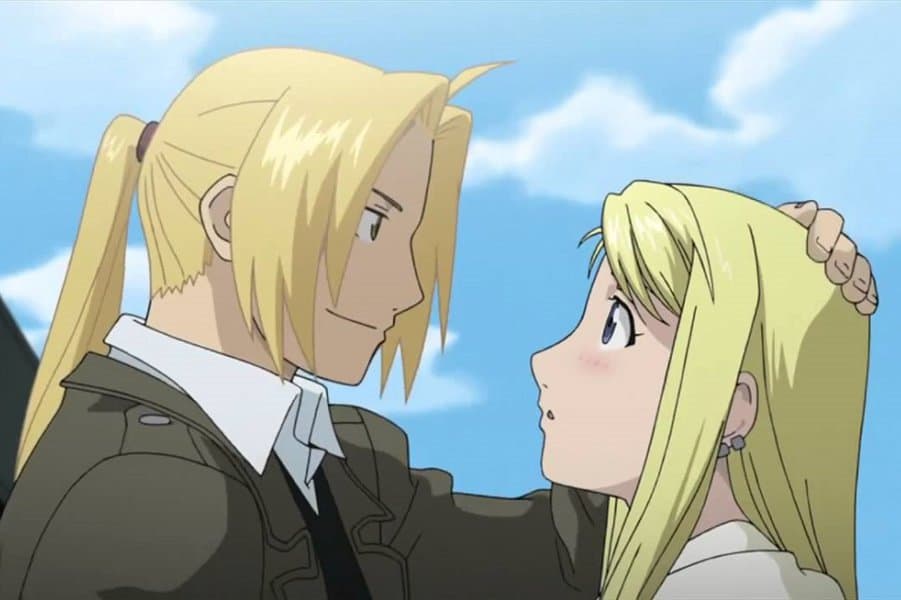 Winry Rockbell and Edward Elric