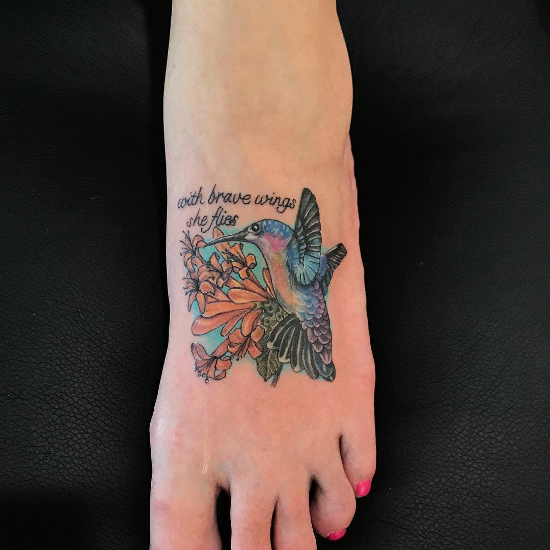 Women Foot Tattoos hailmarytattoos