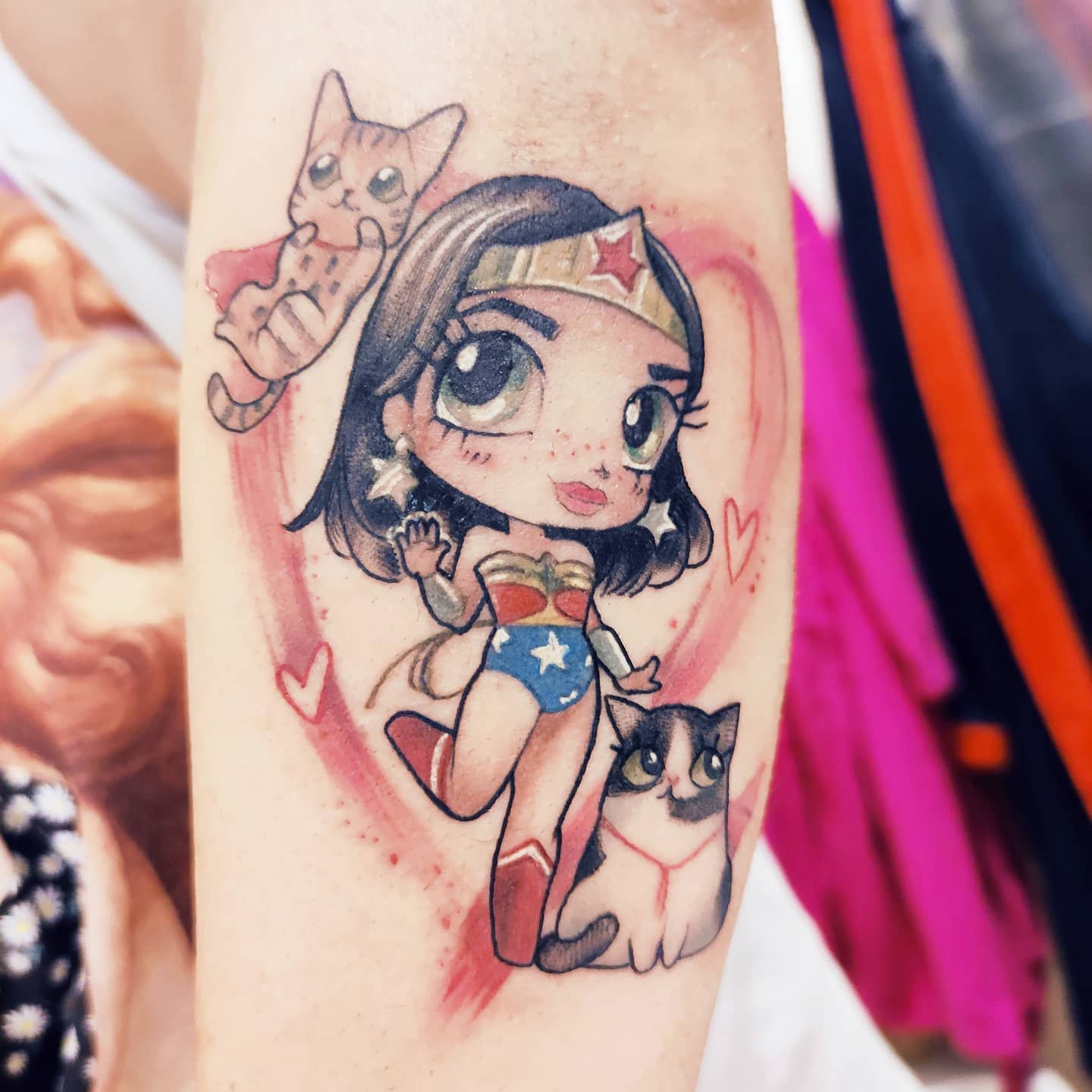New School Wonder Woman Tattoo -marytabyna