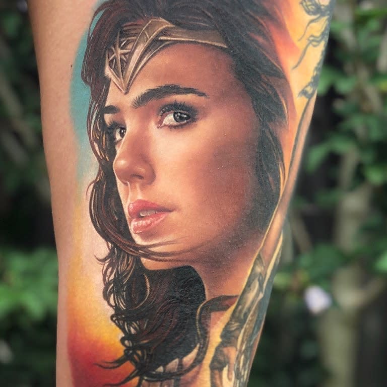 Realistic Wonder Woman Tattoo -bellesheppard35