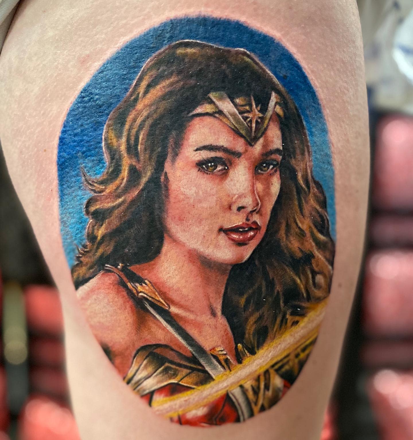 Realistic Wonder Woman Tattoo -darth_maldo