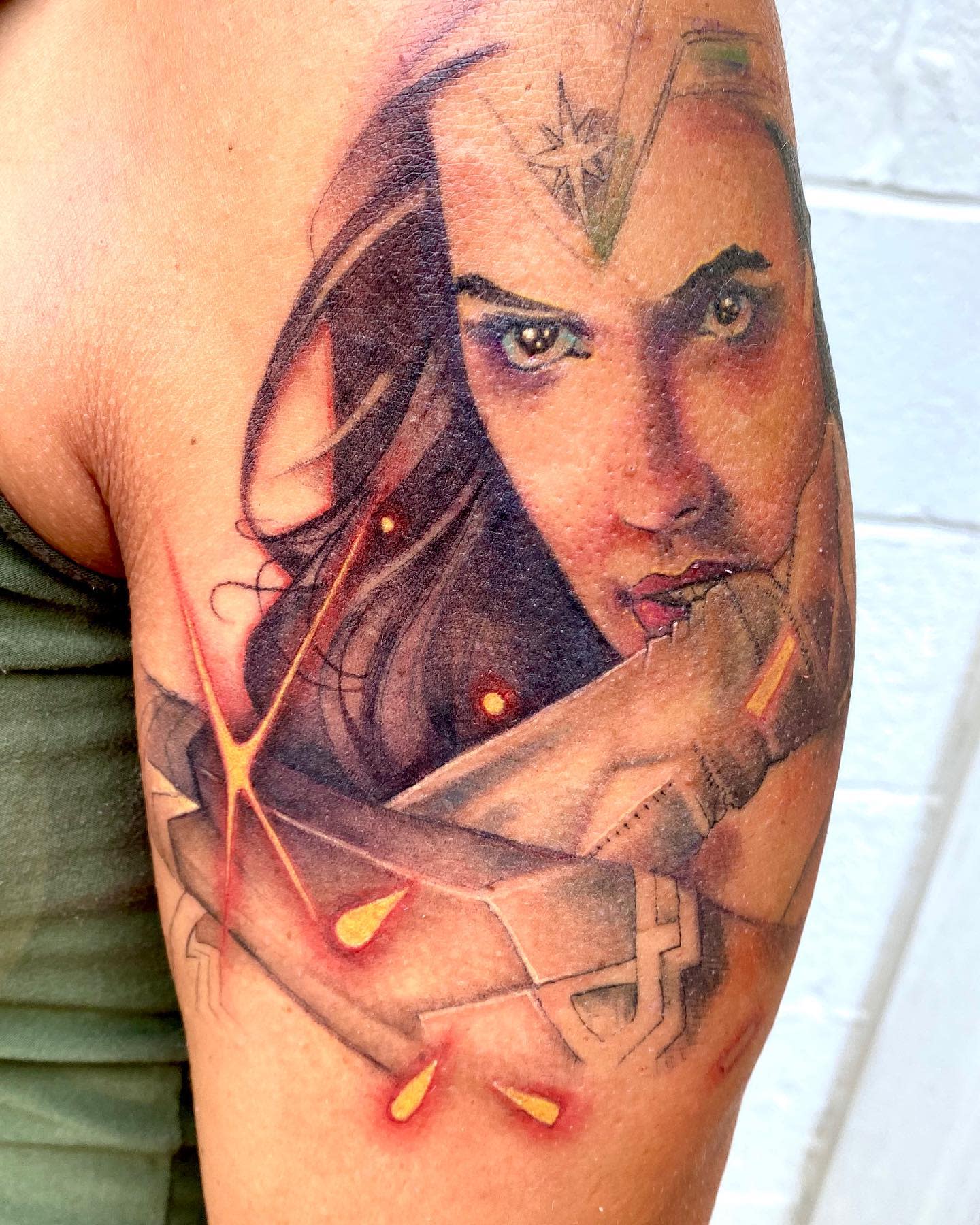 Realistic Wonder Woman Tattoo -robberrong