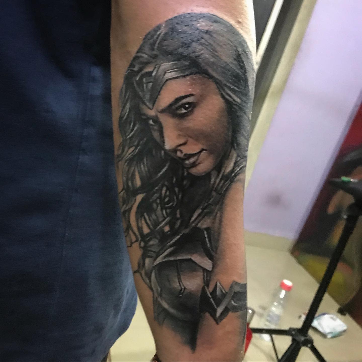 Tatuaje Realista De La Mujer Maravilla -saurabhnayak746