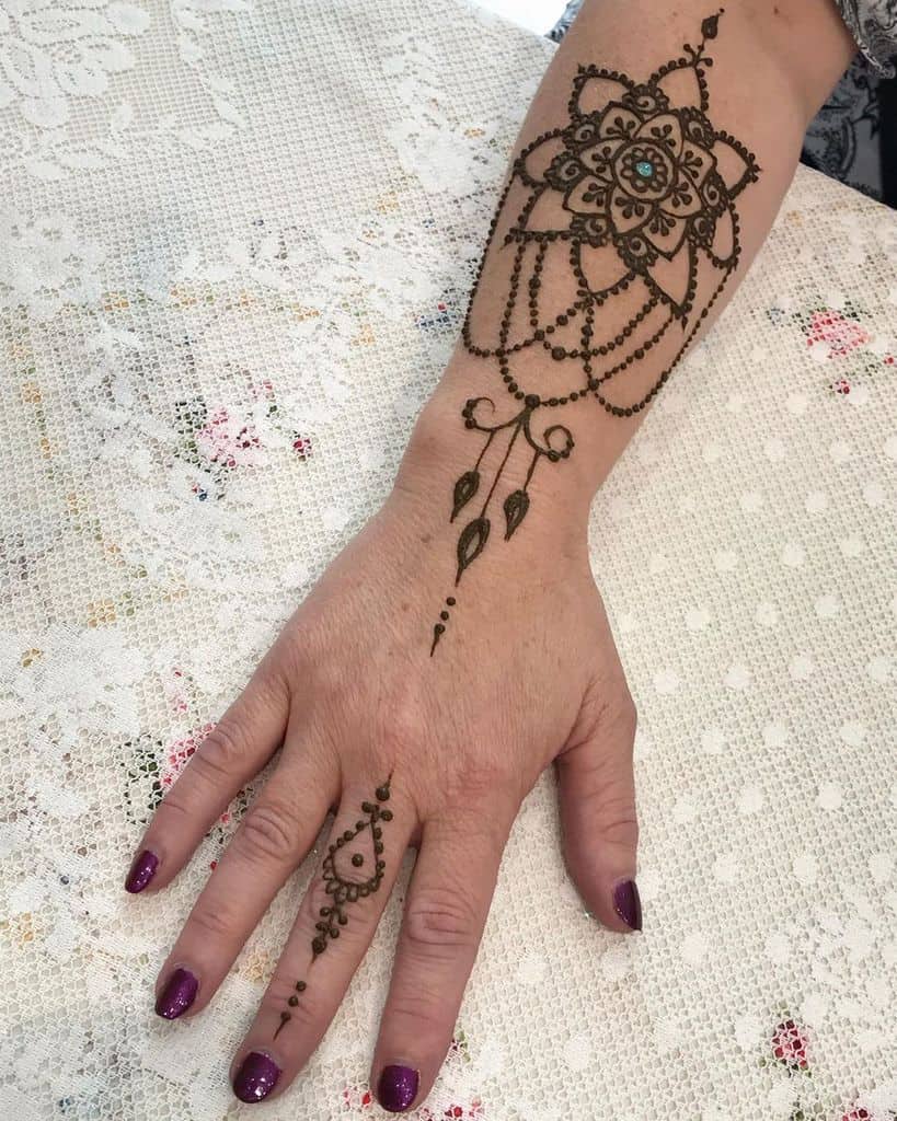 Wrist Hand Chandelier Tattoo Nomadictara