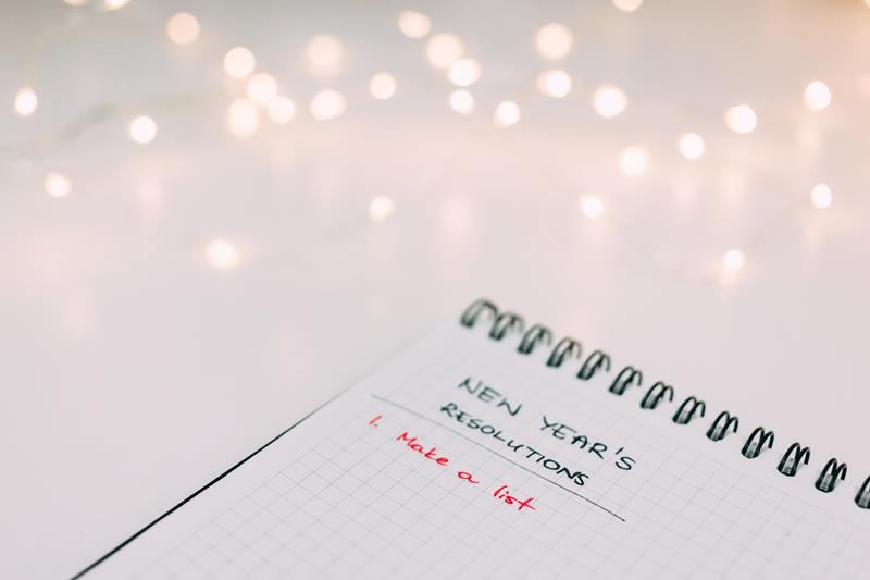 Write Down Your New Year’s Resolutions