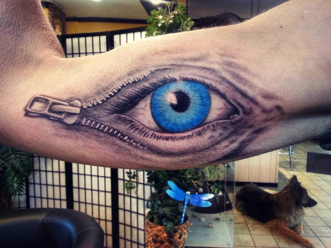 Unique Zipper Tattoo -octopus_tattoo_bohmte