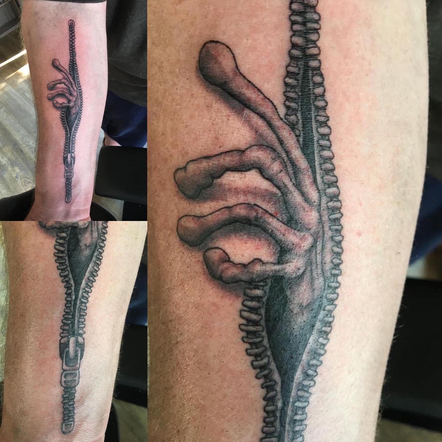 Unique Zipper Tattoo -stephanie_at_legend_tattoo