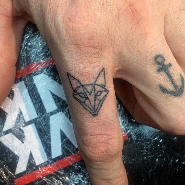 index finger and middle finger tattoo｜TikTok Search