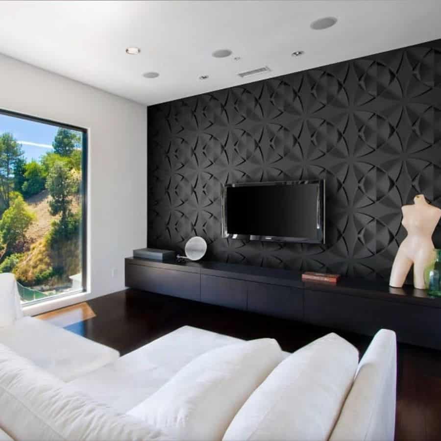 Accent Wall Living Room Color Ideas Habitarteco