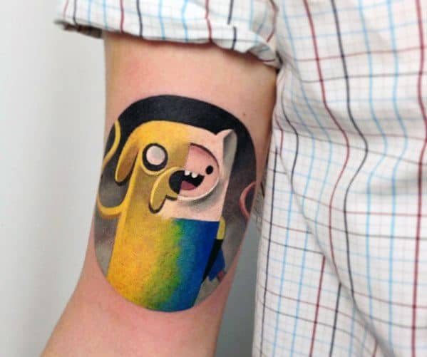 Adventure Time Male Tattoos