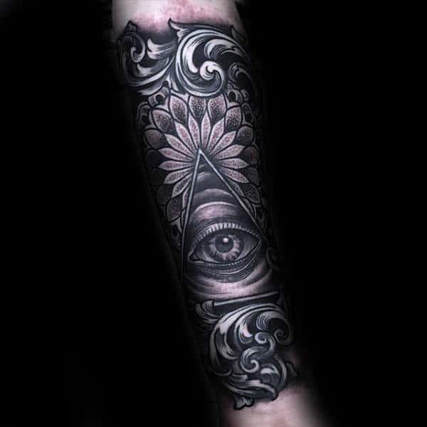 90 Filigree Tattoos For Men - Ornamental Ink Design Ideas
