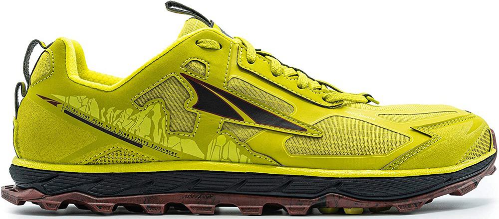 altra mens al0a4pe5 lone peak 4.5 trail running shoe yellow