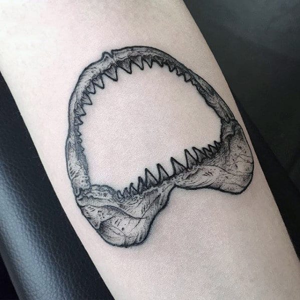 Shark Jaw Tattoo Meaning Exploring the Symbolic Meanings Behind Shark Jaw  Tattoos  Impeccable Nest