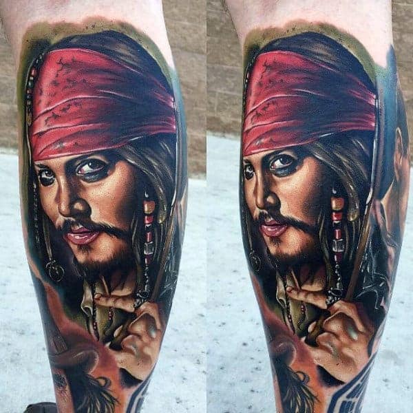 my jack sparrow tattoo  Johnny Depp photo 31877930  fanpop
