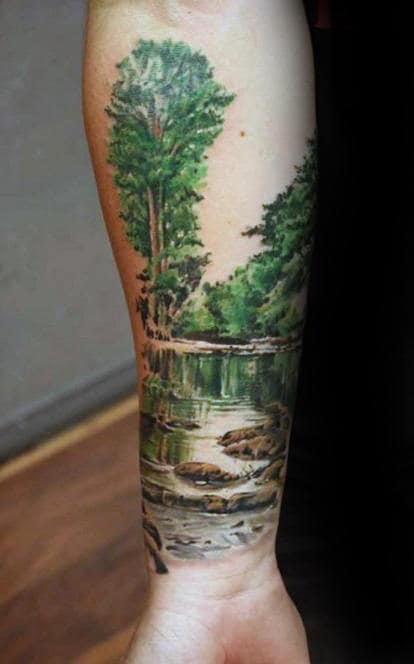 101 Best River Tattoo Ideas You Have To See To Believe  Outsons