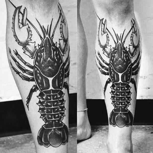 Colourful Lobster by Michael at Studio 33 Rimouski Canada Sad hes  leaving town but my loss will definitely be a whole lot of other peoples  gain  rtattoos