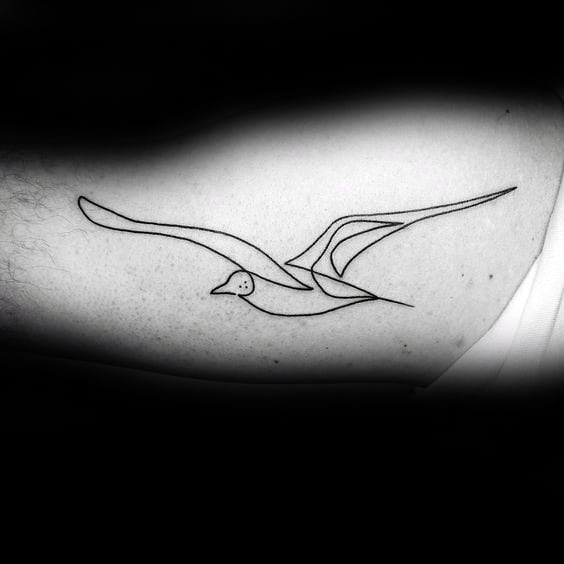 40 Seagull Tattoo Designs For Men - Seabird Ink Ideas