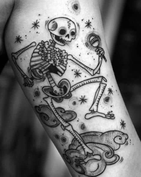 Skull tattoo  Visions Tattoo and Piercing