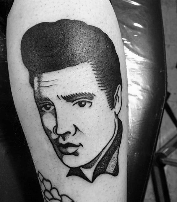 Amazing Mens Elvis Presley Tattoo Designs