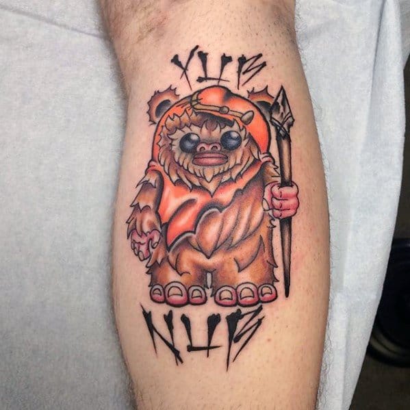 60 Awesome Ewok Tattoos for Men [2024 Inspiration Guide]