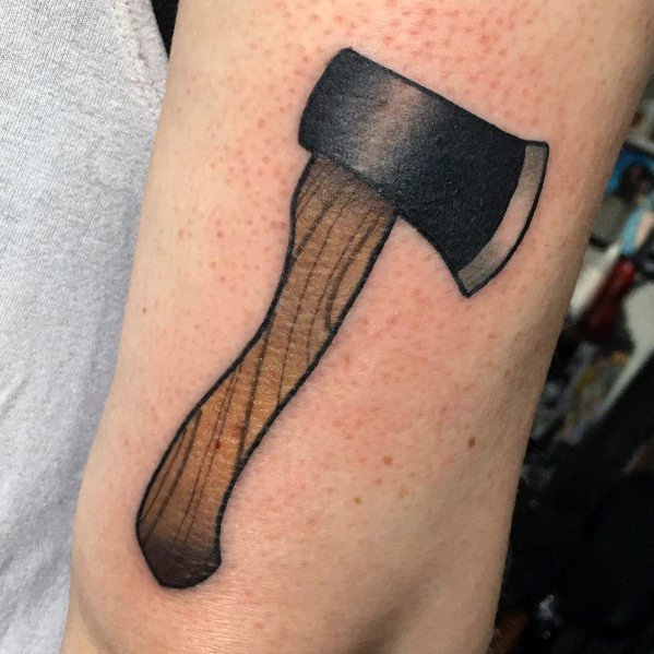 50 Hatchet Tattoo Designs For Men - Survival Mainstay Ink Ideas
