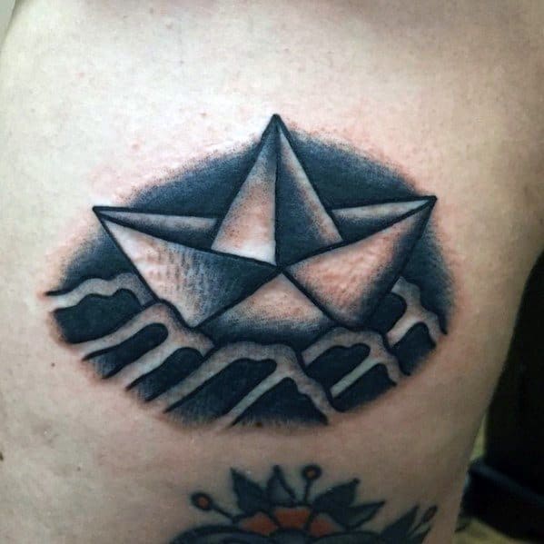 50 Paper Boat Tattoo Ideas For Men Inspiration Guide Next Luxury
