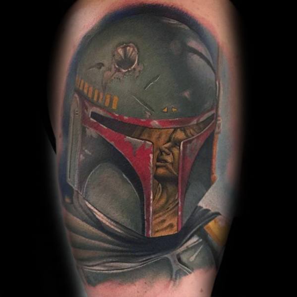 Mandalorian Helmet Tattoo by blackbirde01 on DeviantArt