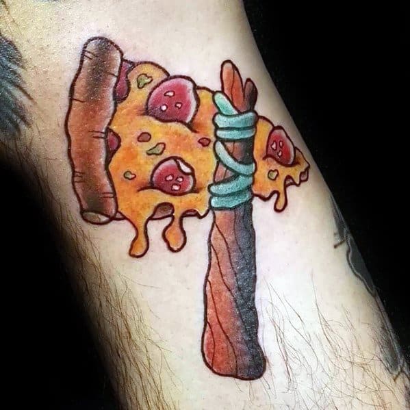 Melting pizza slice tattoo  Tattoogridnet