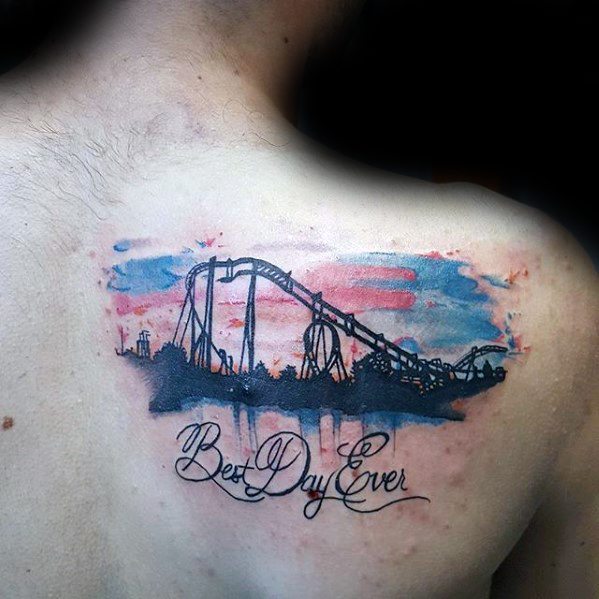 rollercoaster in Tattoos  Search in 13M Tattoos Now  Tattoodo