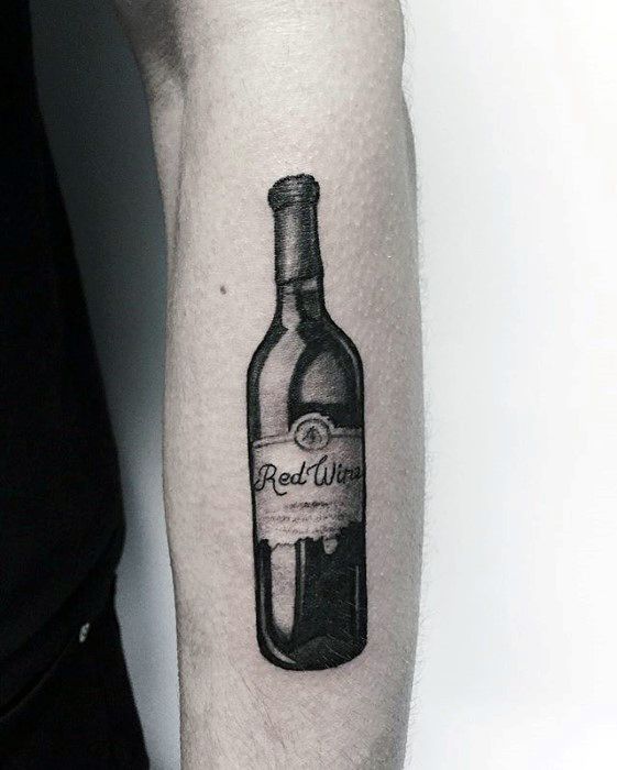 50 Wine Tattoo Designs For Men  Vino Ink Ideas