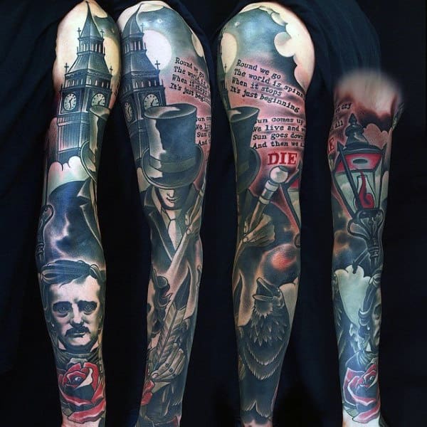 Adam Peers Tattoo Artist - Odin and raven half sleeve. | Facebook