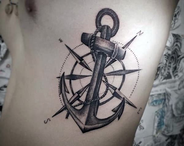 Anchor Sleeve Tattoo For Men