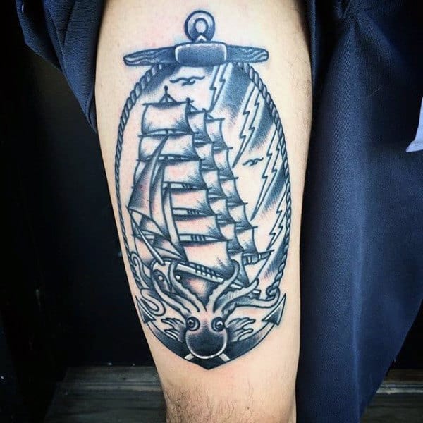 Anchor Tattoo Designs For Guys