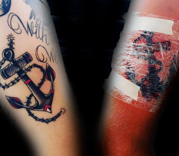 anchors brothers tattoos for men on arms