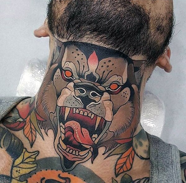 30 Best Japanese Neck Tattoo Designs  Meanings  Neck tattoo Dragon head  tattoo Dragon tattoo neck