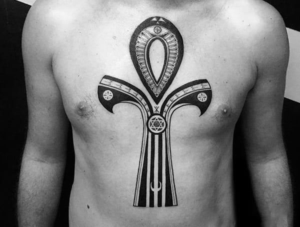 Ancient Egyptian Ankh Meaning Symbolic Tattoo Designs For Men