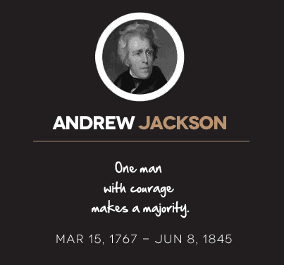 Andrew Jackson quote
