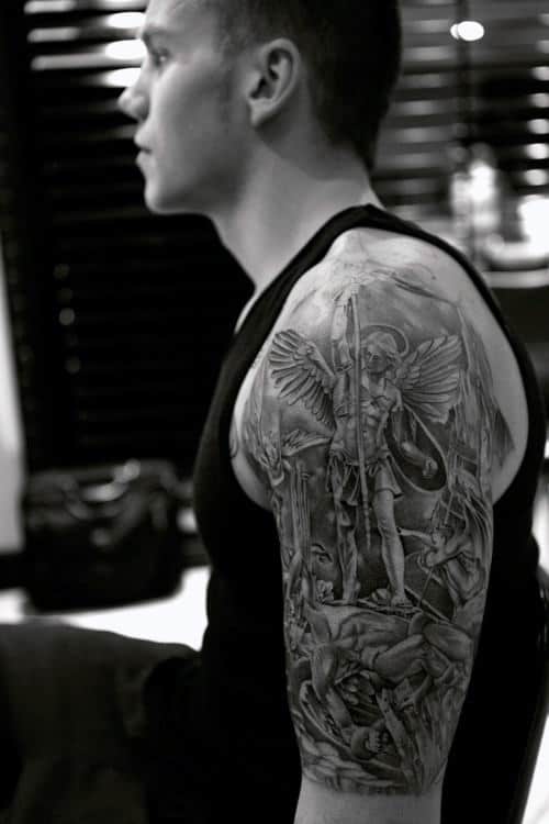 Angel Arm Tattoos For Men