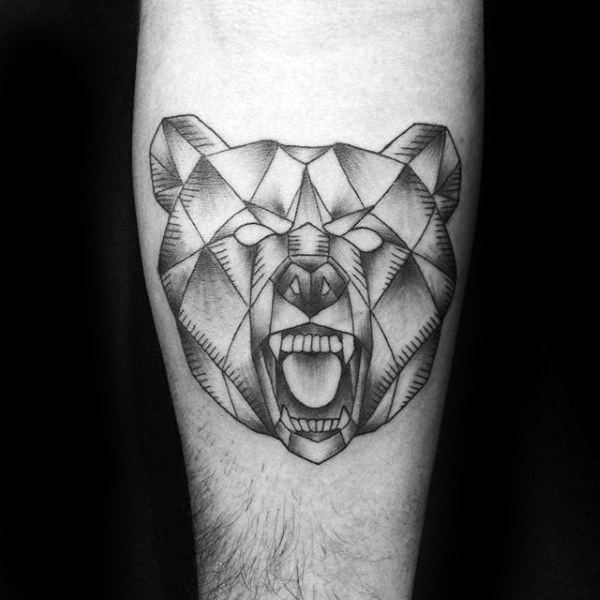 Bear Tattoos For Men Forearm