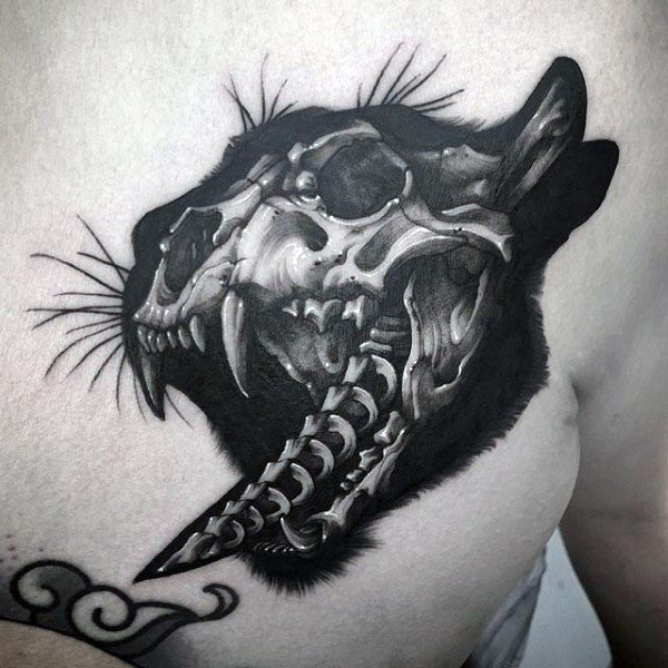 70 Bone Tattoo Designs For Men  Skeletal Ink Ideas