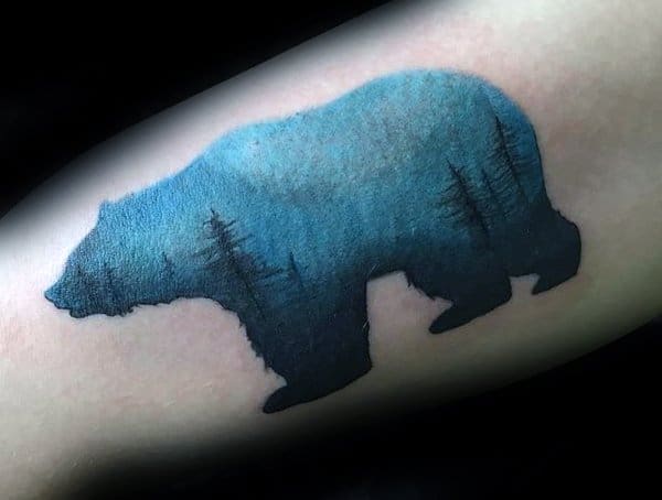 Animal Symbolic Tattoos For Men Bear Meaning