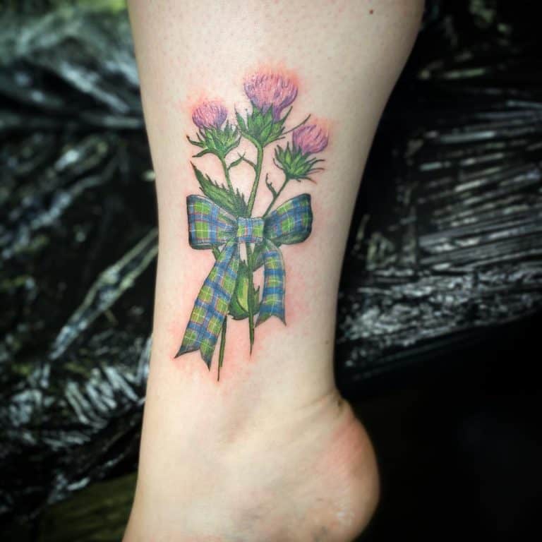 Top 65 Best Thistle Tattoo Ideas - [2021 Inspiration Guide]